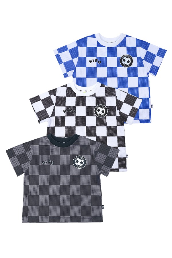 체커보드 스포츠 티셔츠
